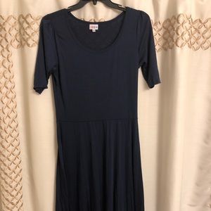 LuLaRoe Navy Ana Dress